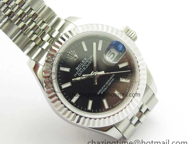 MiroTime 0301 HighPerformance Datejust 28mm 279174 SS BP Maker Best Edition Black Dial on SS Jubilee Bracelet ETA 2598